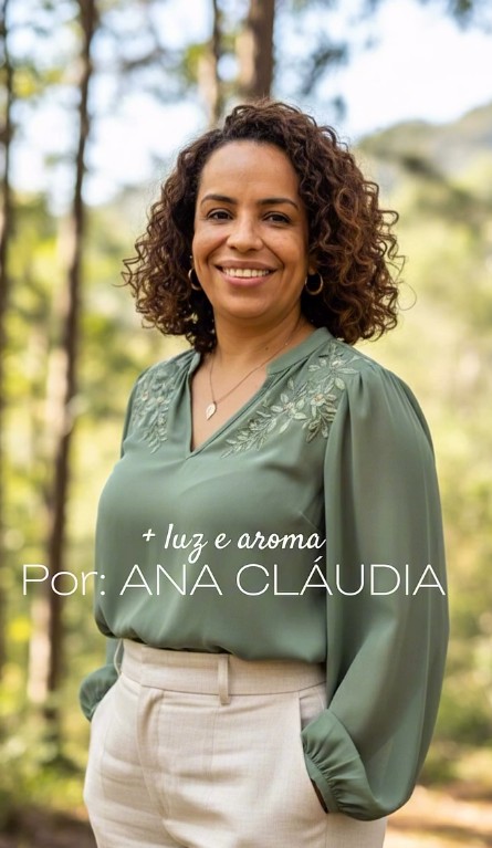 Ana Cláudia, fundadora da Mais Luz & Aroma
